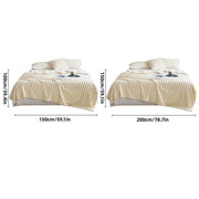 Plush Blanket Leisure Blanket Autumn Winter Warm Nap Throw Soft Cozy - Grey-100x150cm V528-BLANKET-GREY-100-150-508882