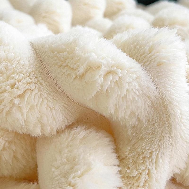 Plush Blanket Leisure Blanket Autumn Winter Warm Nap Throw Soft Cozy - Grey-100x150cm V528-BLANKET-GREY-100-150-508882