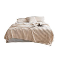 Plush Blanket Leisure Blanket Autumn Winter Warm Nap Throw Soft Cozy - Khaki-100x150cm V528-BLANKET-KHAKI-100-150-447468