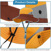 Women Wide Brim Ponytail Hat Sun Protect Visor Summer Beach Cap Anti Uv Floppy - Blue V528-BLCOLOUR-BLUE29142