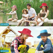 Women Wide Brim Ponytail Hat Sun Protect Visor Summer Beach Cap Anti Uv Floppy - Blue V528-BLCOLOUR-BLUE29142