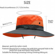 Women Wide Brim Ponytail Hat Sun Protect Visor Summer Beach Cap Anti Uv Floppy - Blue V528-BLCOLOUR-BLUE29142