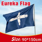 Eureka Stockade Flag 90x150cm Southern Cross Australian Polyester Banner V528-BLUEEUREKAFLAG-50781