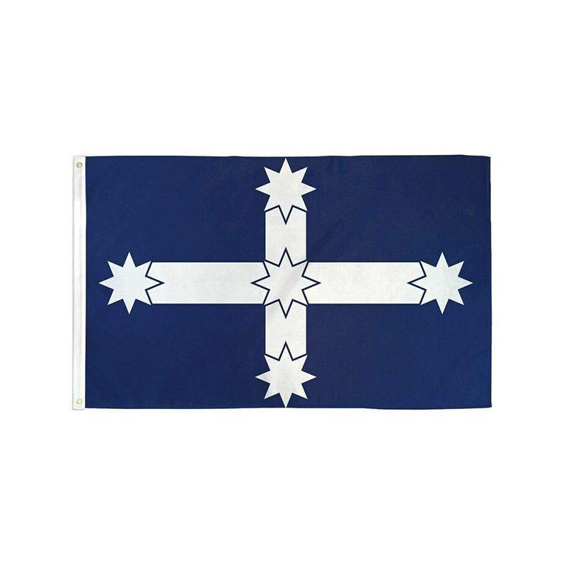 Eureka Stockade Flag 90x150cm Southern Cross Australian Polyester Banner V528-BLUEEUREKAFLAG-50781