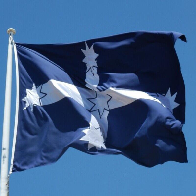 Eureka Stockade Flag 90x150cm Southern Cross Australian Polyester Banner V528-BLUEEUREKAFLAG-50781