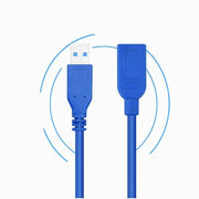 Super speed Usb 3.0 Male To Female Data Cable Extension Cord For Laptop Pc Camera - 5M V528-BLUEUSBCABLE5M38091