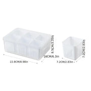 Convenient Crisper Box with Lid Storage Compartment Organizer for Vegetables V528-BNION-BOX-6-722297