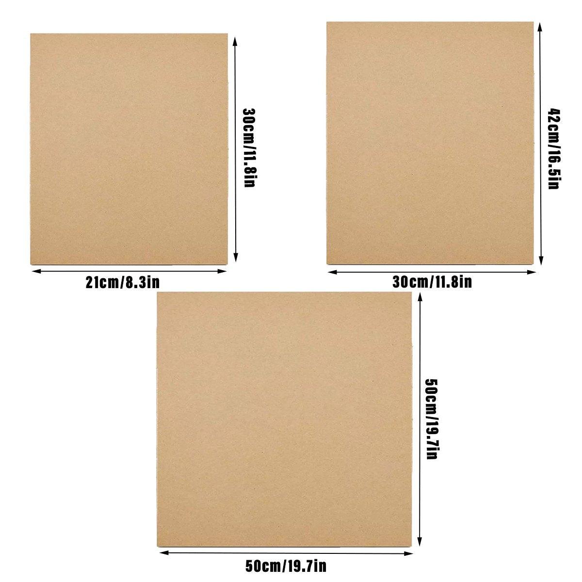 50pcs Corrugated Cardboard Sheets Express Carton Spacer Gasket Packing Material - 21x30cm V528-BOARD-50PCS-21-30-127776