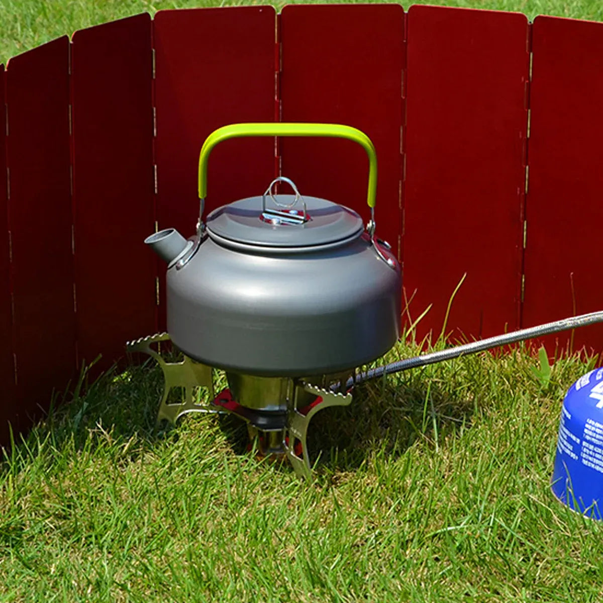 1.2L Outdoor Teapot Camping Hiking Portable Aluminum Kettle Coffee Pot Travel V528-BOIL-A-KETTLE-GREEN-664699