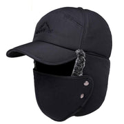 Winter 3 In 1 Thermal Fur Lined Trapper Bomber Hat With Ear Flap Face Mask Cap V528-BOMBERHAT-416987