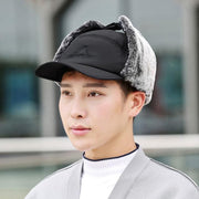 Winter 3 In 1 Thermal Fur Lined Trapper Bomber Hat With Ear Flap Face Mask Cap V528-BOMBERHAT-416987