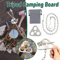 Outdoor Bonfire Rack Hanging Pot Picnic Fire Stand Stainless Steel Portable Foldable Tripod V528-BONFIRE-STAND-SILVER-196954