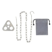 Outdoor Bonfire Rack Hanging Pot Picnic Fire Stand Stainless Steel Portable Foldable Tripod V528-BONFIRE-STAND-SILVER-196954