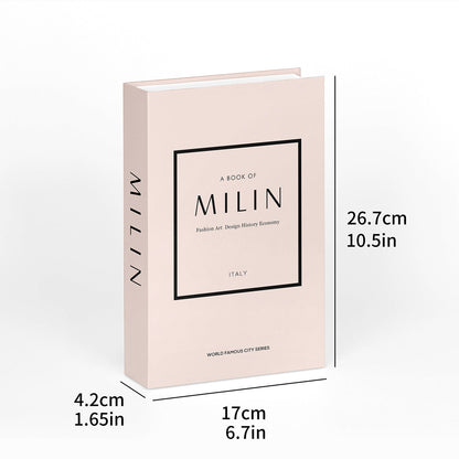 3 PCS Modern Decorative Books Set Foldable Fake Books for Display City Theme - C V528-BOOK-2A3-266-2A2-981633