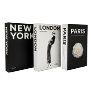 3 PCS Modern Decorative Books Set Foldable Fake Books for Display City Theme - A V528-BOOK-3PCS-748803
