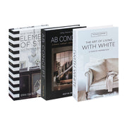 3 PCS Modern Decorative Books Set Foldable Fake Books for Display City Theme - A V528-BOOK-3PCS-748803