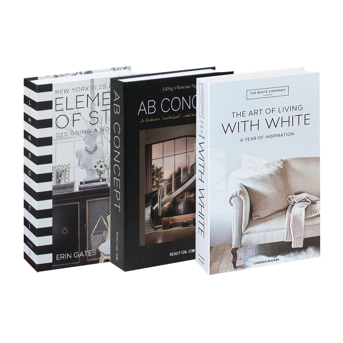 3 PCS Modern Decorative Books Set Foldable Fake Books for Display City Theme - A V528-BOOK-3PCS-748803
