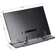 Portable Steel Book Stand Reading Desk Holder Tilt Adjustment Holder Bookstand V528-BOOKSTAND-BLACK-662468