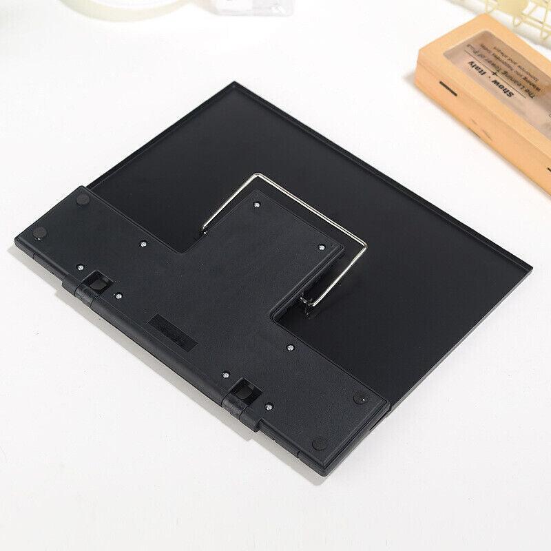 Portable Steel Book Stand Reading Desk Holder Tilt Adjustment Holder Bookstand V528-BOOKSTAND-BLACK-662468