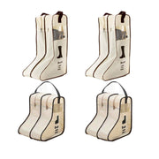 4PCS Beige Travel Shoe Bag Home Boot Storage Visual Dustproof Long Short Covers V528-BOOT-POCKET-BEIGE-4PCS-286330