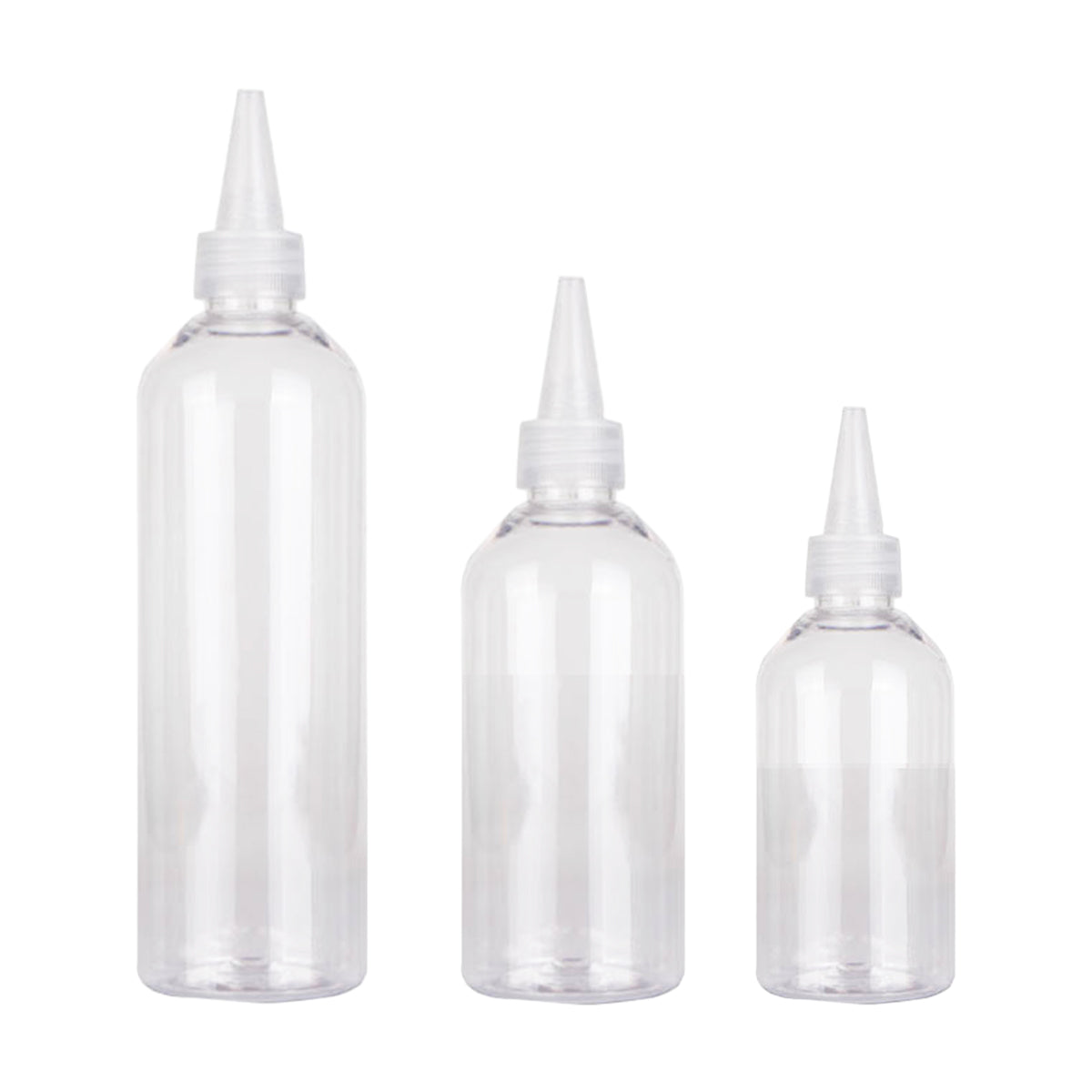 100pcs Needle Tip Plastic Bottles Transparent Squeeze Dispensing Bottle DIY Tool - 100ml V528-BOTTLE-100PCS-100ML-890607