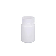 100pcs White Plastic Capsule Bottle Small Medicine Granule Packaging Container - 50ml V528-BOTTLE-100PCS-50ML-542858