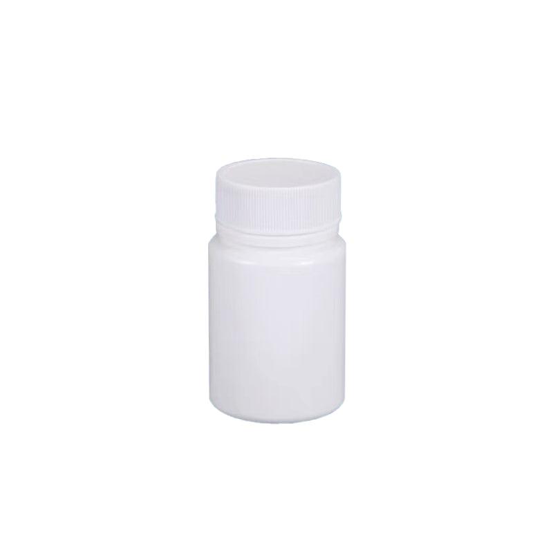 100pcs White Plastic Capsule Bottle Small Medicine Granule Packaging Container - 50ml V528-BOTTLE-100PCS-50ML-542858