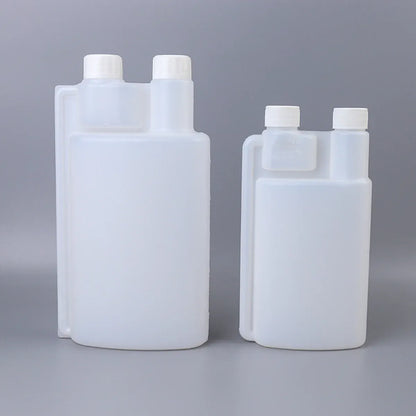 250-1000ml Plastic Twin Chamber Bottle with Tamper Evident Cap for Chemical Liquids - 10Pcs 500ml V528-BOTTLE-10PCS-500ML-331091