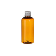 20pcs Brown Transparent Cosmetic Bottles with Aluminum Lids for Packaging - Brown-200ml V528-BOTTLE-20PCS-BROWN-200ML-458961