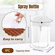 1pc Portable Card Spray Bottle Refillable Travel Watering Can for Skincare V528-BOTTLE-50ML-404715