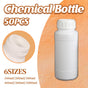 50pcs Chemical Bottle White Plastic Sample Reagent Bottles for Lab Storage - 200ml V528-BOTTLE-50PCS-200ML-812796