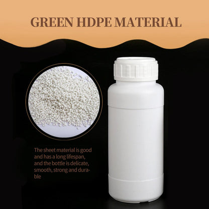 50pcs Chemical Bottle White Plastic Sample Reagent Bottles for Lab Storage - 300ml V528-BOTTLE-50PCS-300ML-630947