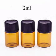 5pcs 2ml-5ml Amber Glass Orifice Reducer Bottles Sample Vial Dram Essential Oils - 2ml V528-BOTTLE-5PCS-2ML-574026