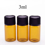 5pcs 2ml-5ml Amber Glass Orifice Reducer Bottles Sample Vial Dram Essential Oils - 2ml V528-BOTTLE-5PCS-2ML-574026