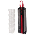 5PCS Outdoor Camping Spice Container Set Travel BBQ Seasoning Storage Box Use - Black V528-BOTTLE-5PCS-BLACK-225450