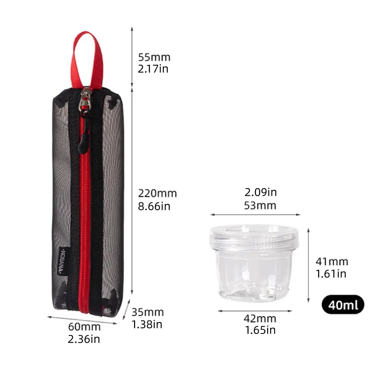 5PCS Outdoor Camping Spice Container Set Travel BBQ Seasoning Storage Box Use - Black V528-BOTTLE-5PCS-BLACK-225450