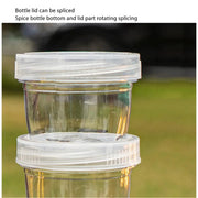 5PCS Outdoor Camping Spice Container Set Travel BBQ Seasoning Storage Box Use - Black V528-BOTTLE-5PCS-BLACK-225450