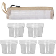 5PCS Outdoor Camping Spice Container Set Travel BBQ Seasoning Storage Box Use - White V528-BOTTLE-5PCS-WHITE-119800