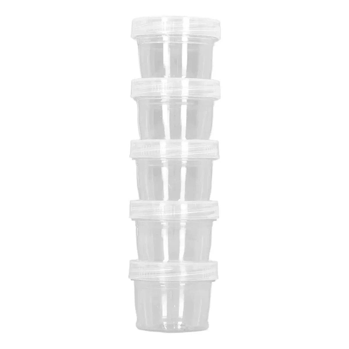 5PCS Outdoor Camping Spice Container Set Travel BBQ Seasoning Storage Box Use - White V528-BOTTLE-5PCS-WHITE-119800