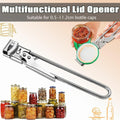 Bottle Opener Multifunctional Beer Adjustable Stainless Steel Jar Lid Gripper Au V528-BOTTLE-92599