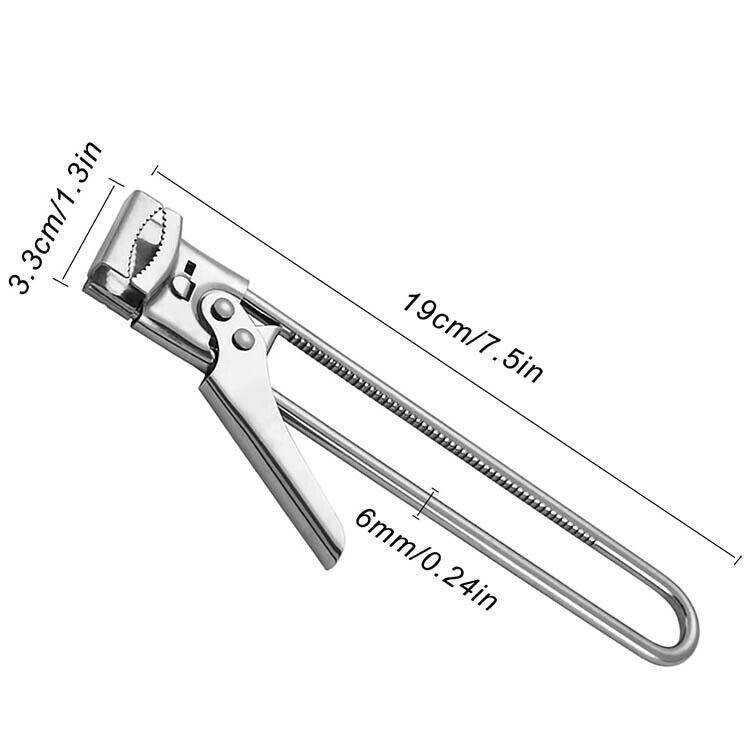 Bottle Opener Multifunctional Beer Adjustable Stainless Steel Jar Lid Gripper Au V528-BOTTLE-92599