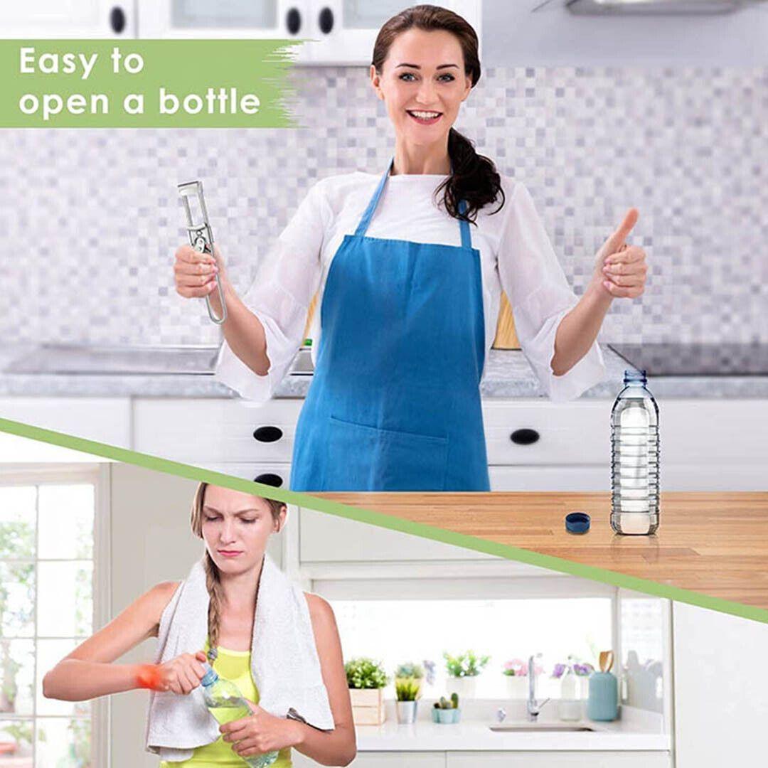 Bottle Opener Multifunctional Beer Adjustable Stainless Steel Jar Lid Gripper Au V528-BOTTLE-92599