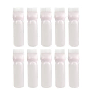 Hair Dry Cleaning Hair Bottle Combing Teeth Coloring Cream Scale Water Perm Potion Salon Tools V528-BOTTLE-COMB-WHITE-10PCS-519122