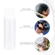 Hair Dry Cleaning Hair Bottle Combing Teeth Coloring Cream Scale Water Perm Potion Salon Tools V528-BOTTLE-COMB-WHITE-10PCS-519122