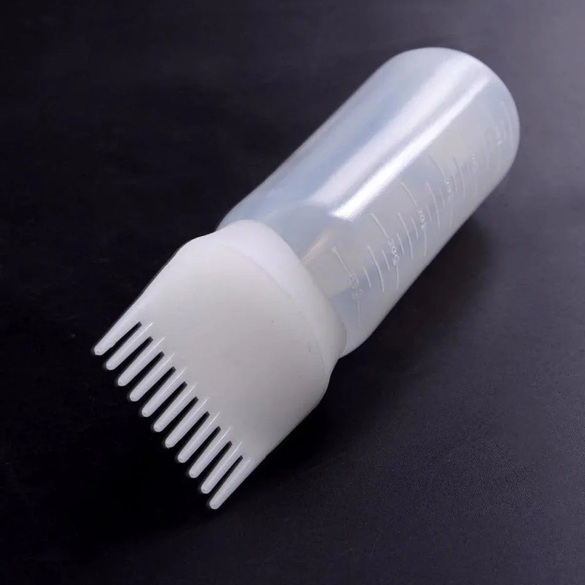 Hair Dry Cleaning Hair Bottle Combing Teeth Coloring Cream Scale Water Perm Potion Salon Tools V528-BOTTLE-COMB-WHITE-10PCS-519122