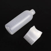 Hair Dry Cleaning Hair Bottle Combing Teeth Coloring Cream Scale Water Perm Potion Salon Tools V528-BOTTLE-COMB-WHITE-10PCS-519122