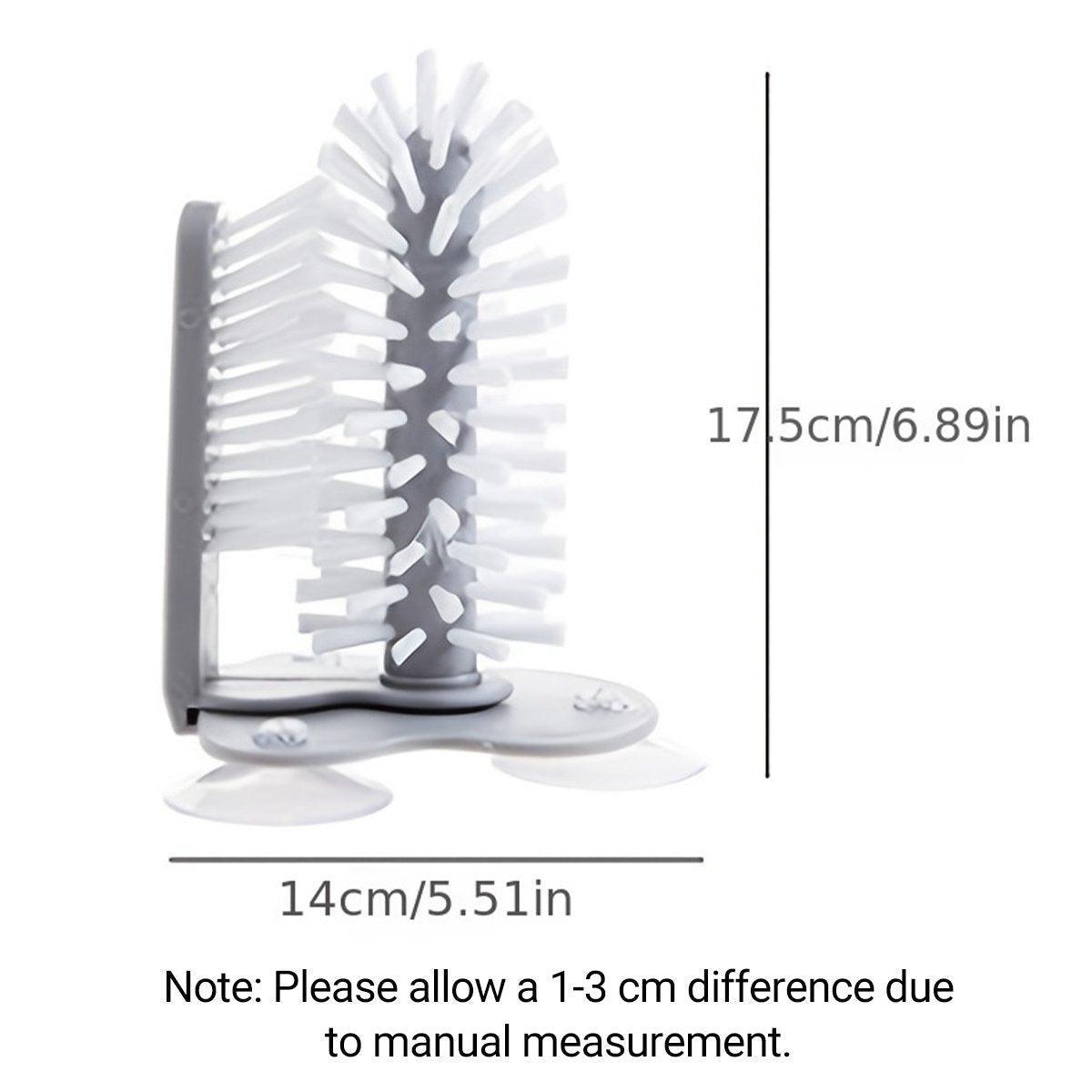 Sink Water Bottle Cleaning Brush Glass Cup Brush Suction Cup Brush Kitchen Tool V528-BOTTLE-SCRUBBER-2PCS-508112
