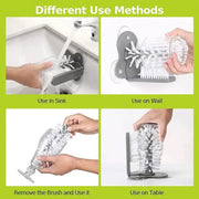 Sink Water Bottle Cleaning Brush Glass Cup Brush Suction Cup Brush Kitchen Tool V528-BOTTLE-SCRUBBER-2PCS-508112