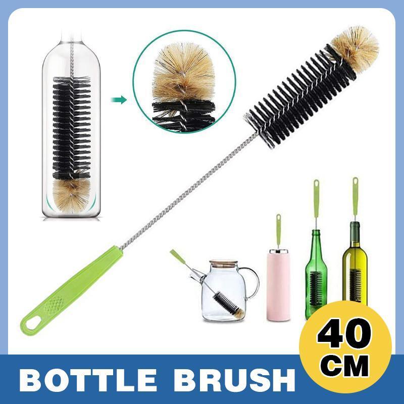 Long Bottle Cleaning Brush 40cm Nylon Wine Water Thermos Jar Scrubber V528-BOTTLEBRUSH-421430