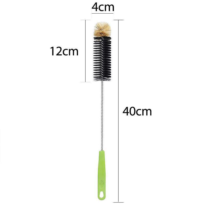 Long Bottle Cleaning Brush 40cm Nylon Wine Water Thermos Jar Scrubber V528-BOTTLEBRUSH-421430